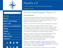 Tablet Screenshot of myelitis.de